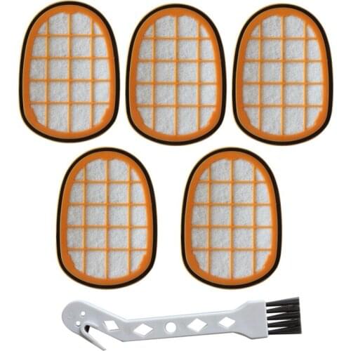 5 Pcs Filters Replacement(with Cleaning Brush)for SpeedPro Max FC6812 / 01 FC6813 Vacuum Cleaner Accessories