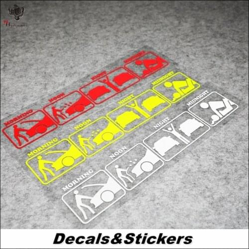 NO.L374 Funny JDM Car Repair 3M Reflective Modified Stickers Waterproof Decals Car Racing Motorcycle Decoration