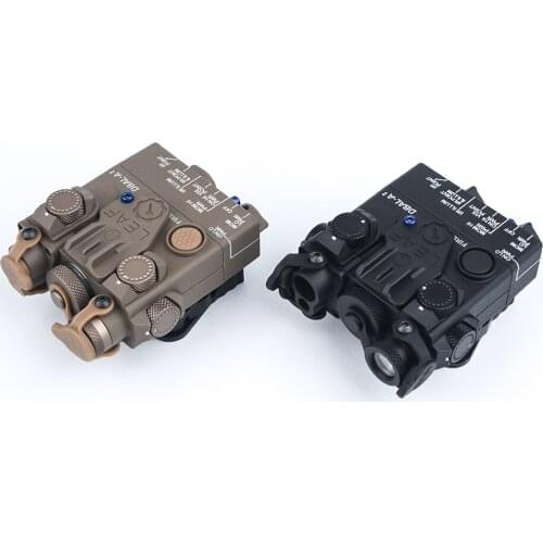 Tactical DBAL A2 Red Green Laser Sight White Led Flashlight with Strobe Plastic Hunting Airsoft Weapon Rifle Laser Light NO IR