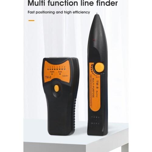 Free shipping RJ11 RJ45 Cat5 Cat6 Telephone LAN Network Cable Tester Detector Wire Tracker Tracer Toner Ethernet Line Finder