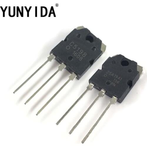 1 Pair C5198 A1941 2SC5198 2SA1941 TO-3PL TO-3PLNew and Original Each 1pcs