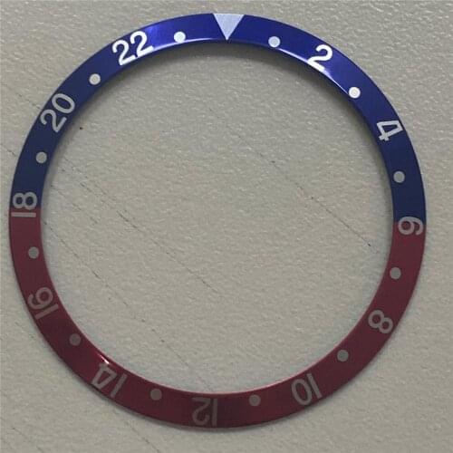 36.5MM Watch Bezel Insert Ring Replacement Aluminum Watch Ring for Wristwatch Repair Parts