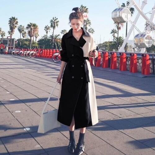 Ay1084 2020 spring autumn winter new women fashion casual Ladies work wear nice Jacket woman female OL long coat trench coat