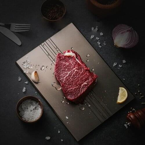 Fast Defrost Tray Home Use Quick Thawing Plate Thaw Frozen Meat Fish SeaFood Defrost Kitchen Gadget Tool Quick Defrosting Board