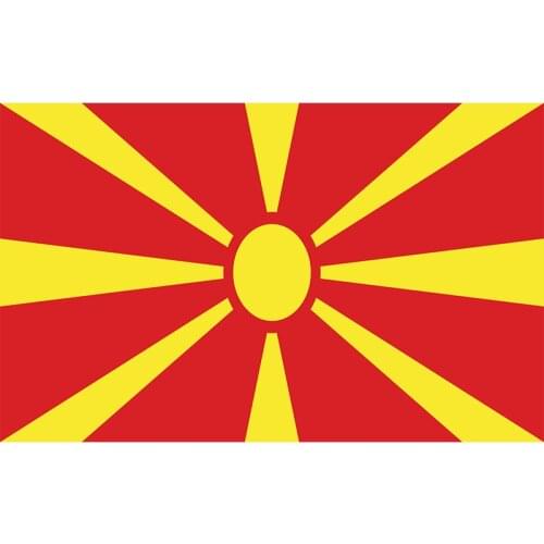 Macedonia Flag Yehoy hanging 90*150cm For Decoration