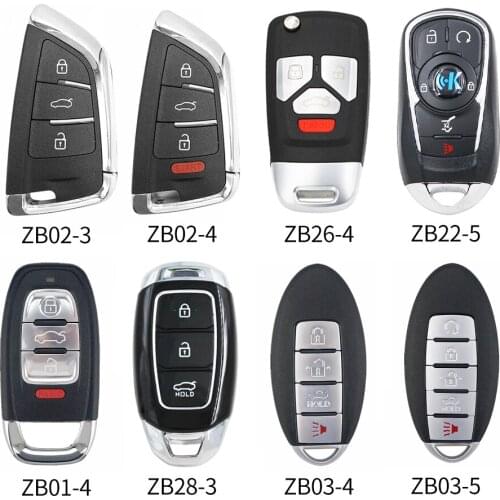 KEYDIY Original KD Smart Key Universal Multi-functional ZB Series Remote Key for KD-X2 Key Programmer