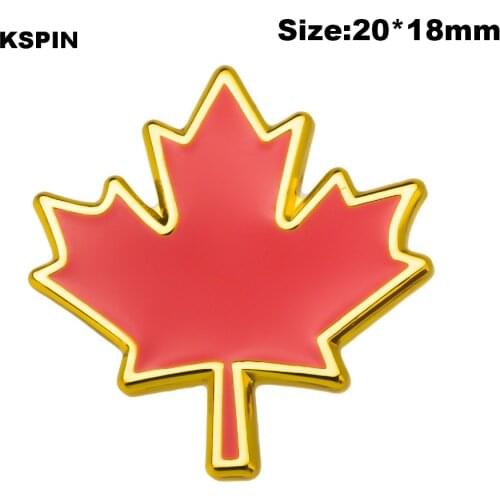 Maple Leafs Metal Lapel Pins Brooch Jewelry Rozet in Badges Kawaii Pins Set XY0283