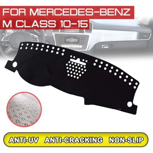 For Mercedes Benz M Class 2010 2011 2012 2013-2015 Car Dashboard Mat Anti-dirty Non-slip Dash Cover Mat UV Protection Shade
