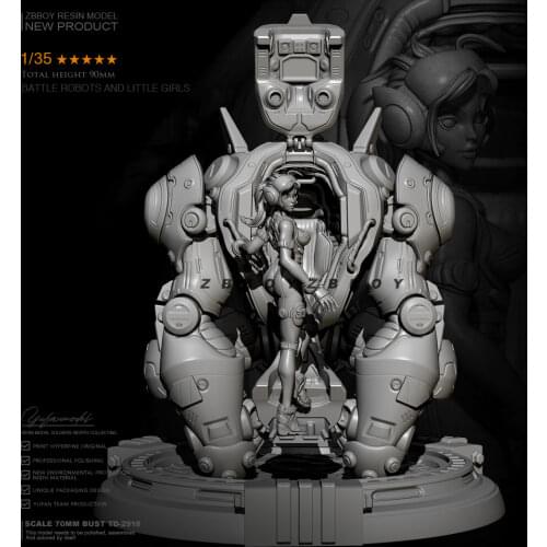 1/35 Resin model kits figure colorless and self-assembled TD-2924