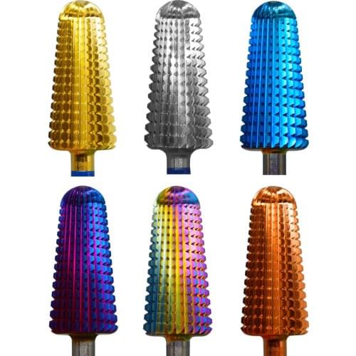 Proberra Carbide Volcano Carbide Tungsten barrel nail Carbide stable shank Accessories Cutter pedicure drill bits