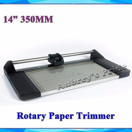 NEW Portable 14" 350MM Manual Rotary Pro Paper PVC Cutter Trimmer