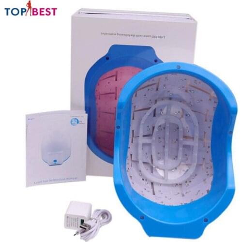 Rechargeable Laser Therapy Hair Growth Helmet Equipment 678nm Treatment Anti Loss Promote Regrowth Cap Machine For Men Women