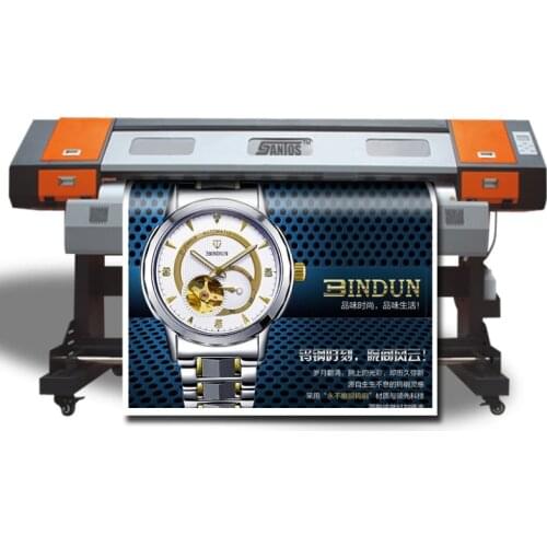 1440dpi Industrial Large format Printing Machine CMYK Color Eco Solvent Printer for Banner Sign Sticker Vehicle Wraps Wallpaper