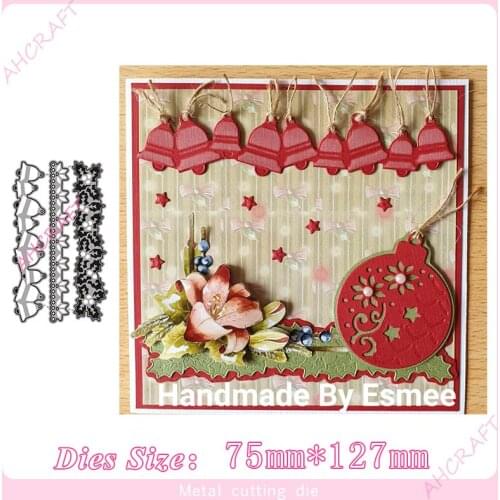 Christmas adornment lace Metal Cutting Dies for diy Scrapbooking Photo Album Decorative Embossing PaperCard Crafts Die2020