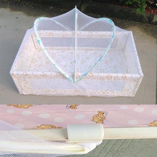 Baby Cradle Bed Mesh Mosquito Nets Foldable Infant Summer Outdoor Arched Mosquitos Net Insect Control Netting For Kid Crib Cover
