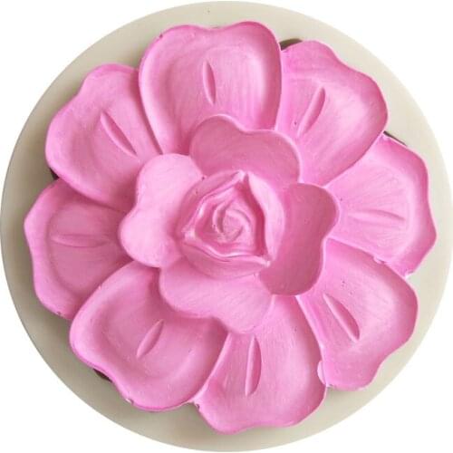 3D Flower Silicone Mold Chocolate Molds Dry Pace Cookie Moulds Kitchen Baking Sugarcraft Fondant Cake Decorating Tools
