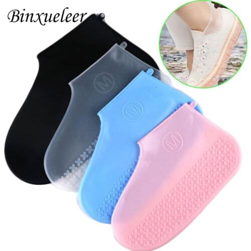 Silicone Rain Cover for Shoes Waterproof Rain Shoes Covers Anti Slip Water Shoes Cover Kids and Adult Overshoes Rain Boot Cover