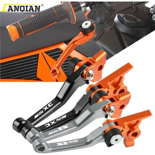 Motorcycle Dirt Bike Handle Folding Brake Clutch Lever For 65 SX 65SX 65XC 2004 2005 2006 2007 2008 2009 2010 2011 2012 2013