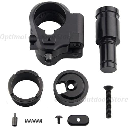 TOtrait Tactical AR Folding Stock Adapter Airsoft Hunting Accessory For M16/M4 SR25 Series GBB(AEG) Aluminum black/Tan