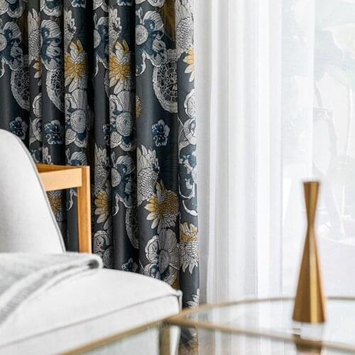 [Silently] Modern Minimalist New Single-Sided Light Cloth Curtain Fabric curtains for Living Room Bedroom Curtains