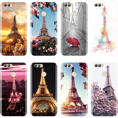TPU For Huawei Nova Smart Lite 2017 Case Silicone Eiffel Tower Soft Back Cover For Huawei Nova 2i 3 3I 3E 2 Lite Plus Phone Case