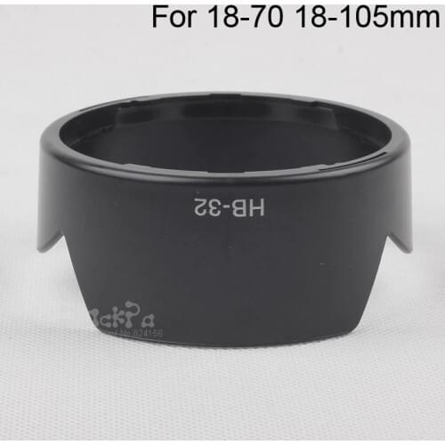 10pcs camera lens hood cover HB-32 hb 32 for d5200 d5300 d7000 d7100 d60 d80 d90 d3100 d3200 d3300 d5100 d200 d300 accessories
