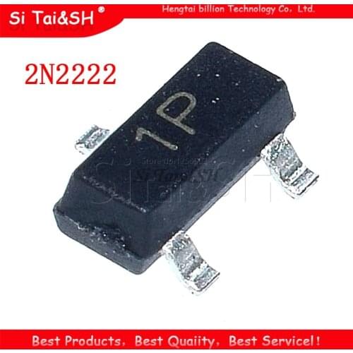 100PCS Transistor 2N2222 1P SOT23 2N2222A SOT-23 SMD new and original IC