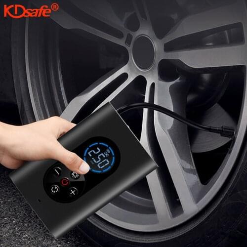 150PSI Portable Car Air Pump Digital Tire Inflator Wirless Air Compressor Rechargeable Car Tyre Pump for Car Motor Bicycle Balls