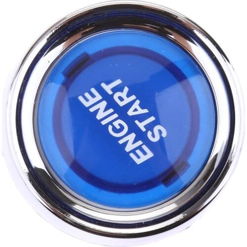 2pcs 12V LED Backlight Car Engine Ignition Push Start Button Starter Switch High Quality