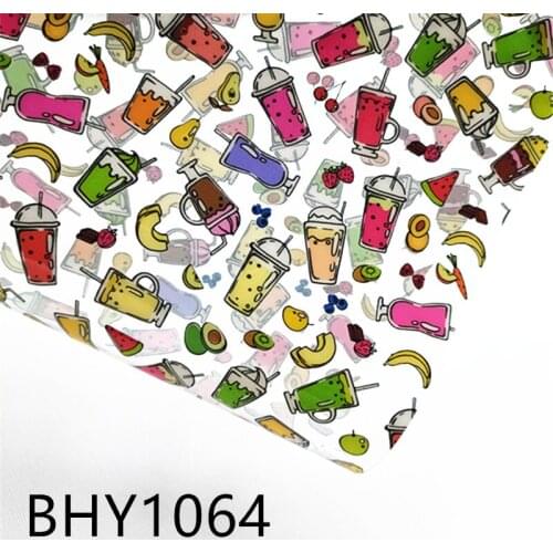 20*33CM A4 size Christmas character transparent cartoon UV print PVC fabric BHY1064