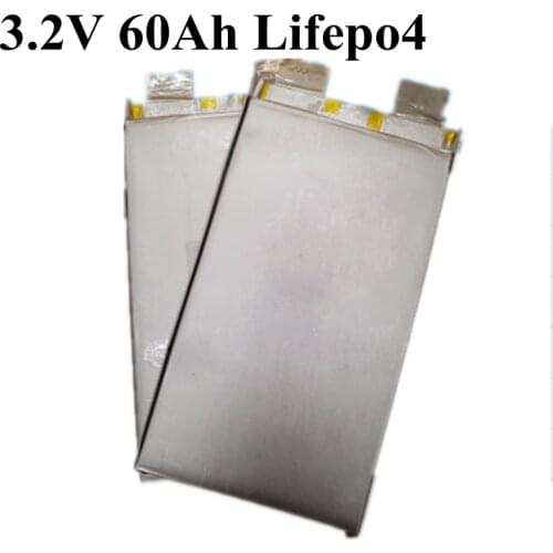 1pc 3.2v Lifepo4 Battery Cells 60Ah 180A Lifepo4 Batterie for Electric Wheelchair Solar Energy Storage Golf Car Tour Coach