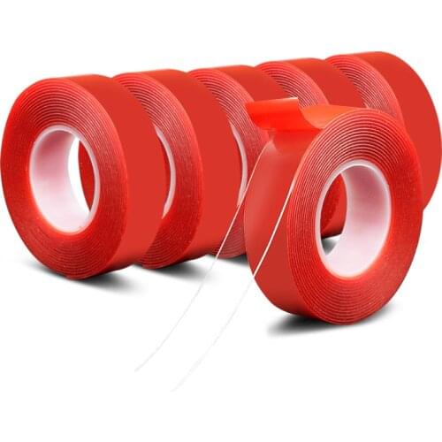 Transparent Double Sided Acrylic Adhesive Tape No Traces Sticker for LED strip Car/Phone/Tablet Fixed 0.2mm/0.5mm/1mm