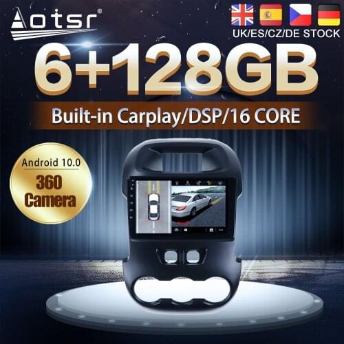 Android 10 128G For Ford Ranger 3 2011 - 2015 Car DVD GPS Navigation Auto Radio Video Stereo Multimedia Player HeadUnit No 2din