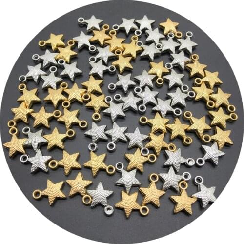 10 -100pcs Acrylic Interval Beads Gold /Star/Dolphin /Snowflake Jewelry Accessories for Jewelry DIY Bracelet Necklace