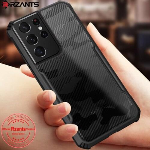 Rzants For Samsung Galaxy S21 S21 Plus Galaxy S21 Ultra Case Camouflage Armor Matte Cover Phone Casing Clear Back Bumper