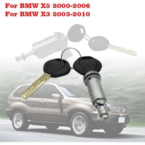 For 2000-2006 BMW X5 E53 BMW X3 2003-2010 Series Door Lock Cylinder, with 2 Keys 51217035421