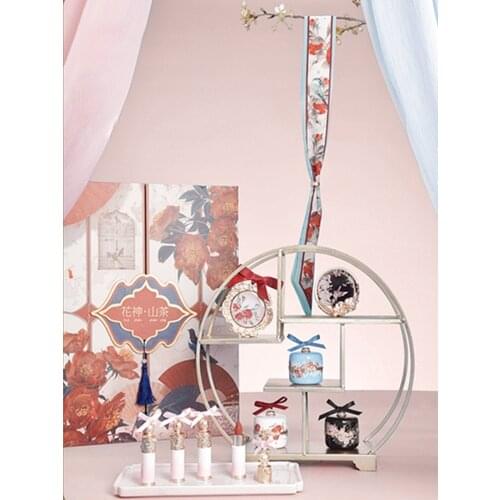 Flower Know Flower God Camellia Makeup Gift Set Lipstick Blush Air Cushion Powder Combination