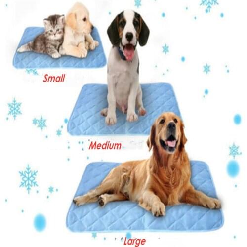 Factory Direct Summer Dog Mat Ice Silk Cool Mat Kennel Mat Sofa Car Pet Ice Silk Mat