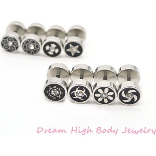 Hengke Earrings With Stones
