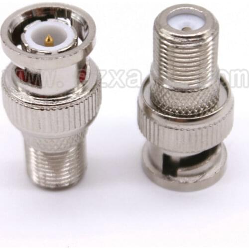 JX connector wholesale 100pcs BNC to F adapter BNC male to F female Jack RF Coaxial Adapter for free shipping
