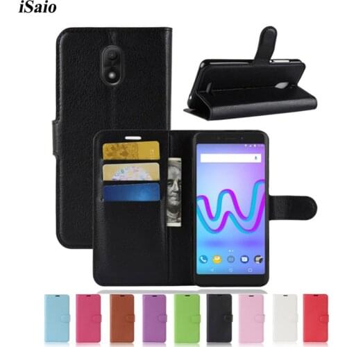 Leather Case For Wiko Jerry 2 Wallet Cover For Wiko Jerry 2 Flip Phone Case Inner Silicone Stand Funda Coque Capas Para