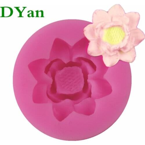 New Lotus Fondant Cake Silicone Mould Chocolate Mould Cake Baking Decoration Mould A1655