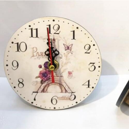 Shabby Chic,Owl Wall Clocks,Vintage Wall Clock, Flower Wall Watches Home Decor,Silent Wall Clock