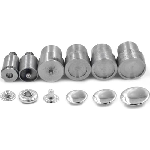 15mm snap button mold. Metal tools. die. Hand press machine. Button to install the mold. Top cover 17mm 20mm diameter. 6PCS=1SET