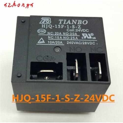 HJQ-15F-1-S-Z-12VDC HJQ-15F-1-S-Z-24V HJQ-15F-1-S-Z-DC12V 5PINS 30A Power Relay