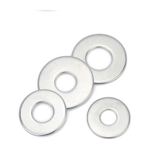 Washer 304 Stainless Steel Big Metal Flat Gasket Meson Plain Washer M3/M4/M5/M6/M8/M10 Hardware Accessories