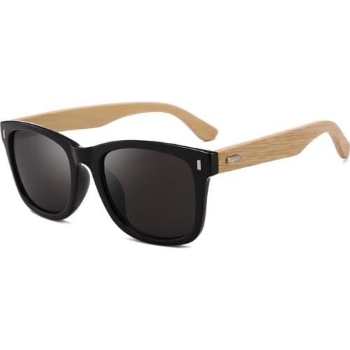 Classic Bamboo Vintage Sunglasses Men Women Nail Decoration Driving Mirror Sun Glasses Retro Wood Shades Oculos De Sol UV400