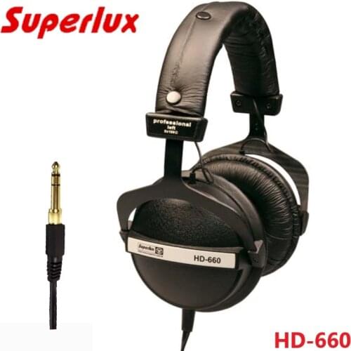 Studio monitor headphone Superlux HD660 auriculares dynamic monitoring Hifi headphones recording headset stereo DJ earphone