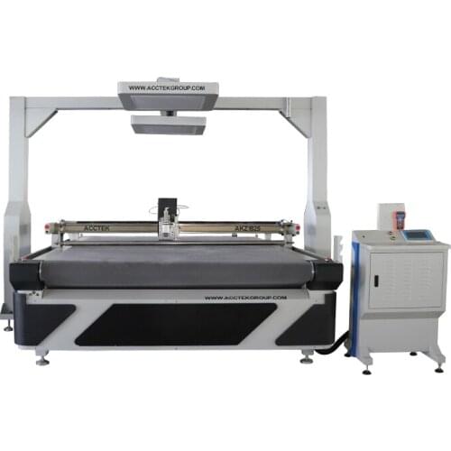 Universal AccTek CNC Pneumatic Knife Cutting Machine And Drawing Marking Pen For Various Textile Materials