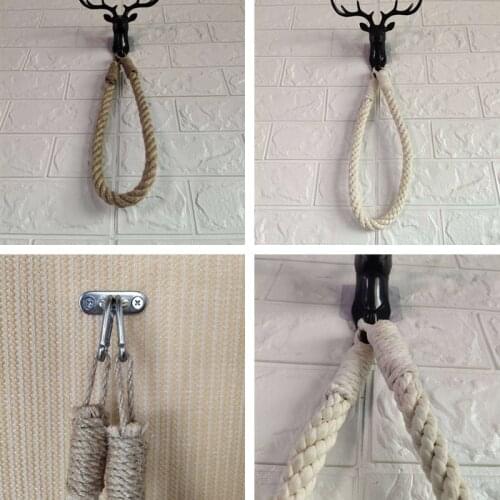Vintage Towel Hanging Rope Toilet Paper Holder Home Hotel Bathroom Decoration Supplies paper towel holder toilet paper stand
